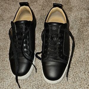 Christian Louboutin Black and White Sneakers